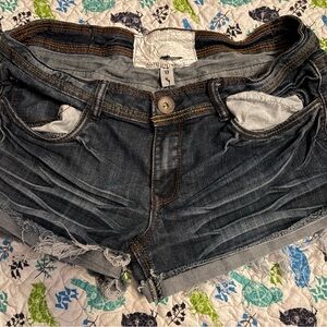 Dollhouse Dark Blue Jean Shorts